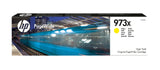 Tinta Original Hp Nº 973x Yellow Para Pagewide Managed Mfp P57750/ P55250/ Pagewide Pro 452/477 Hp