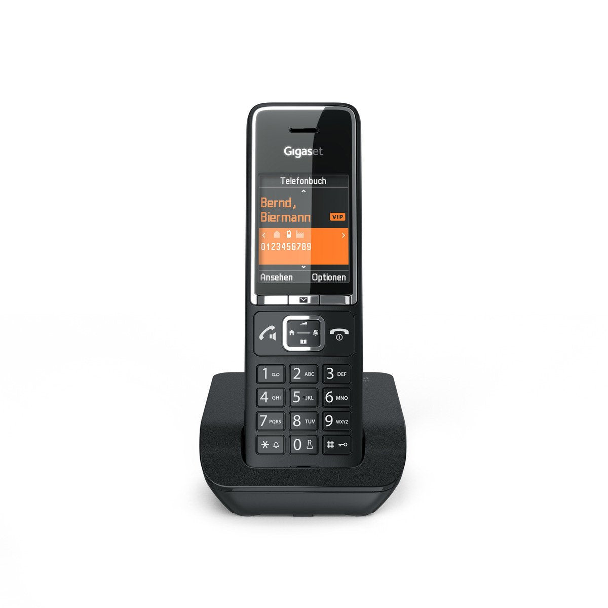 Telefono Gigaset Comfort 550 Black/Chrome
