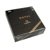 Papstar Royal Collection - Serviette - Tamaño 40 X 40 Cm - Einweg - Negro (Paquete De 50)