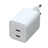 Akyga Wall Charger Ak-Ch-29 45w 2x Usb-C Pd Gan 5-20v 2.25-3a White