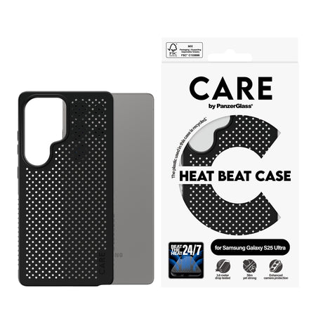 EAN 5715685016653 - PanzerGlass CARE™ by ® Case Heat Beat Samsung Galaxy S25 Ultra funda para teléfono móvil Negro imagen 2