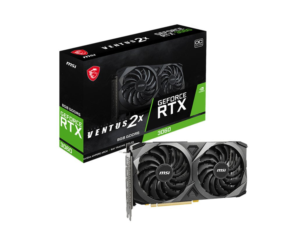 Tarjeta Gráfica Msi Rtx3060 Ventus 2x  8g Oc Ddr6 V397-644r