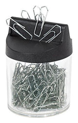 Wedo Klammernspender Con Magnet Rund Gefüllt, 125 Büro Silbe