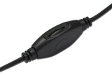 EAN 4016032320876 - Digitus DA-12201 auricular y casco Alámbrico Diadema Llamadas/Música Negro, Blanco imagen 3