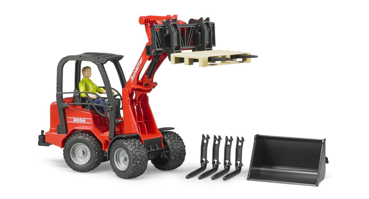 Bruder Excavadora Cargador Compacto Schaeffer 2034 1:16 02191