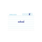 Herlitz Karteikarte A8 Vocablen Liniert Blanco Bl.Engel 100er