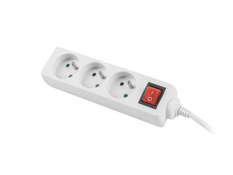 EAN 5901969415438 - Lanberg PS1-03E-0150-W base múltiple 1,5 m 3 salidas AC Interior Blanco imagen 4