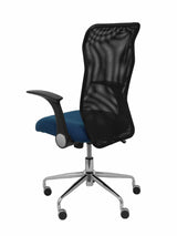 Silla Minaya Respaldo Malla Negro Asiento Bali Az