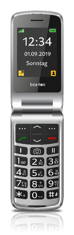 EAN 9120124824182 - Beafon SL495 6,1 cm (2.4") 86 g Negro, Plata Teléfono básico imagen 5