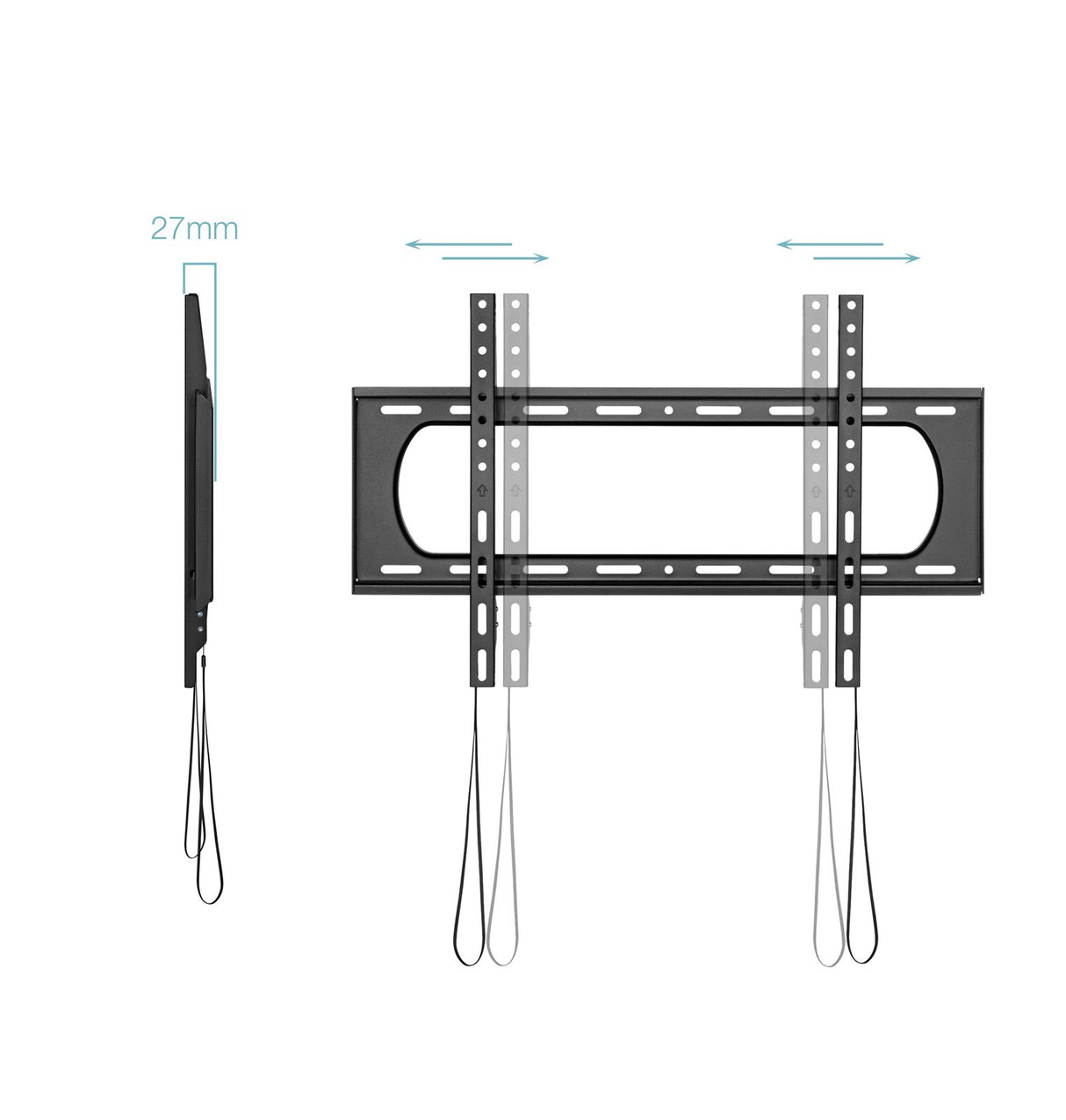 EAN 8433281017092 - TooQ LP1084F-B soporte para TV 2,03 m (80") imagen 2