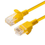 EAN 5704174044550 - Microconnect V-UTP6A005Y-SLIM cable de red Amarillo 0,5 m Cat6a U/UTP (UTP) imagen 1