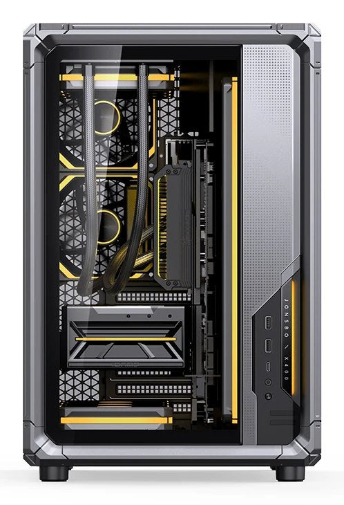 Jonsbo X400 Pc Carcasa, Midi-Tower, Atx, Tempered Glass - Gris