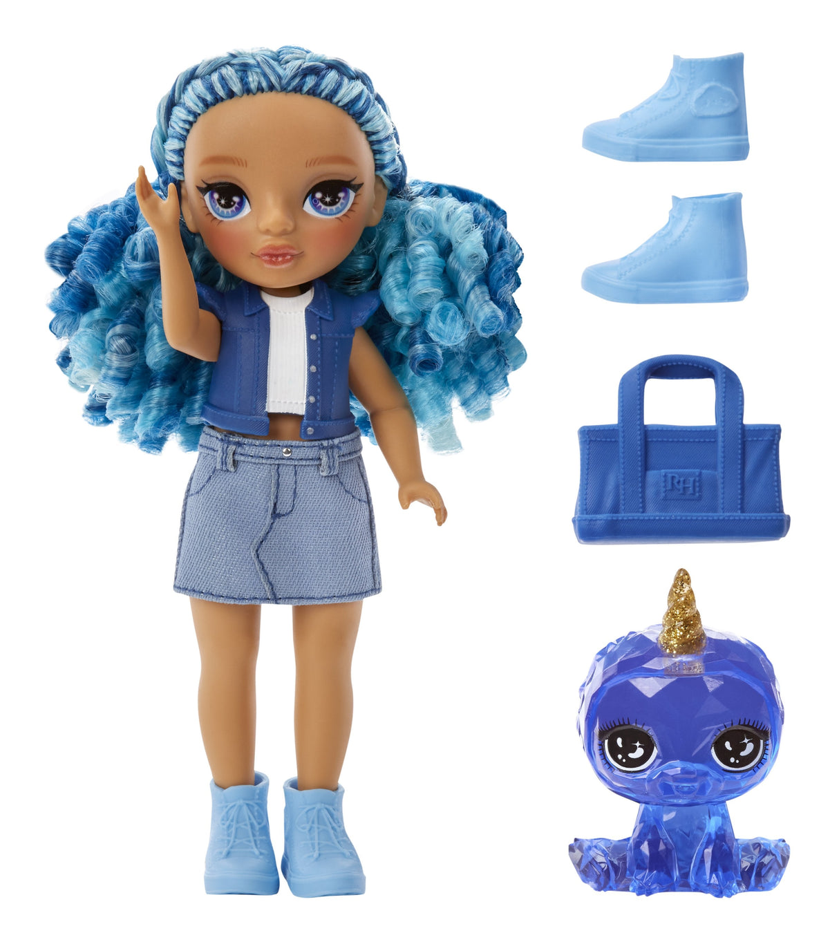 Muñeca Mga Entertainment Rainbow High Littles Zafiro Azul 531197-Euc