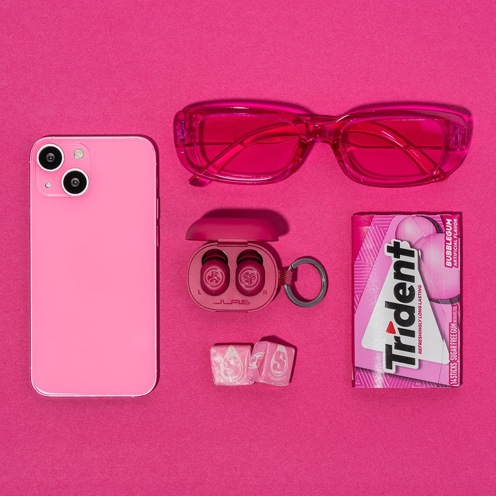 Mini Auriculares Jlab Jbuds  Inalámbrico  Bluetooth Rosa