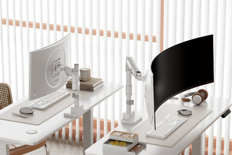 EAN 4016032505945 - Digitus DA-90476 soporte para monitor 144,8 cm (57") Escritorio Blanco imagen 2