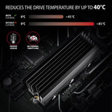 EAN 8595247906595 - Axagon CLR-M2XL sistema de refrigeración para ordenador M.2 NVMe SSD, Unidad de estado sólido Disipador t imagen 4