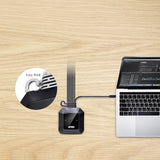 Aten Switch Kvm En Formato Cable Híbrido Displayport De 2 Puertos Usb-C