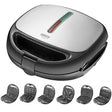 EAN 5903887803083 - Camry Premium CR 3057 sandwichera 800 W Negro, Plata imagen 1