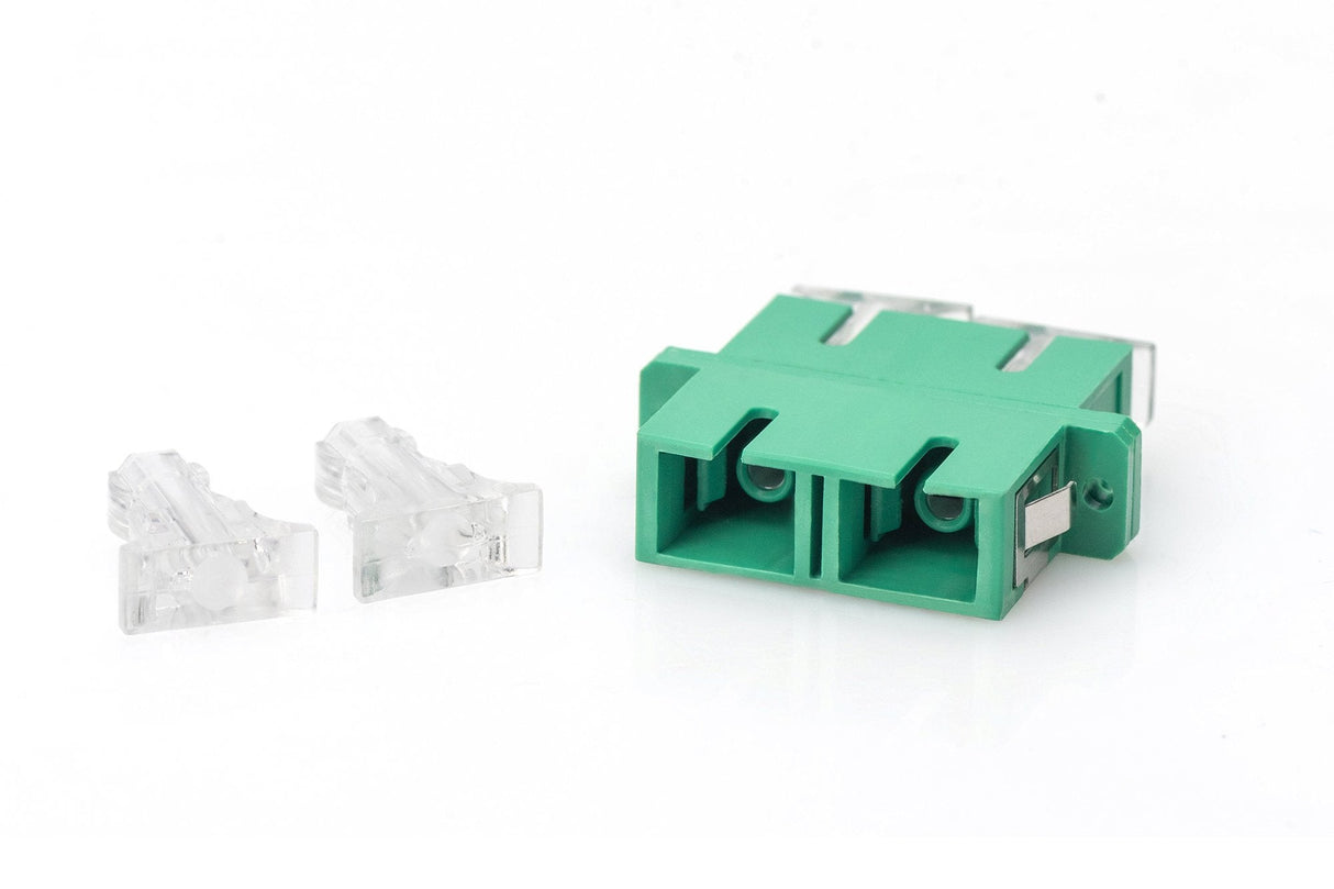 Digitus Dn-96003-1apc Adaptador De Fibra Óptica Sc/Apc Verde, Transparente