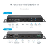 EAN 0065030897303 - StarTech.com ST121HD20FXA2 extensor audio/video Transmisor y receptor de señales AV Negro imagen 9