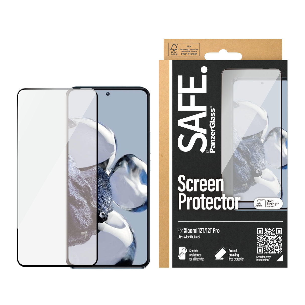 Protector De Pantalla Safe By Panzerglass Xiaomi 12t 12t Pro