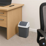 Maul Abfallbehälter Maulswing 10l Schwingdeckel Kunmmoff