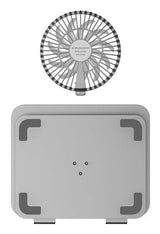 Unitek Ot1098agy01 Adjustable Laptop Stand With Detachable Cooling Fan Silver