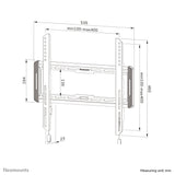 Screen Wall Mount (Fixed/ Ultrawall Thin/ Vesa 400x400) 100x100 - 400x400mm 60kg 32-65'' Fest Negro