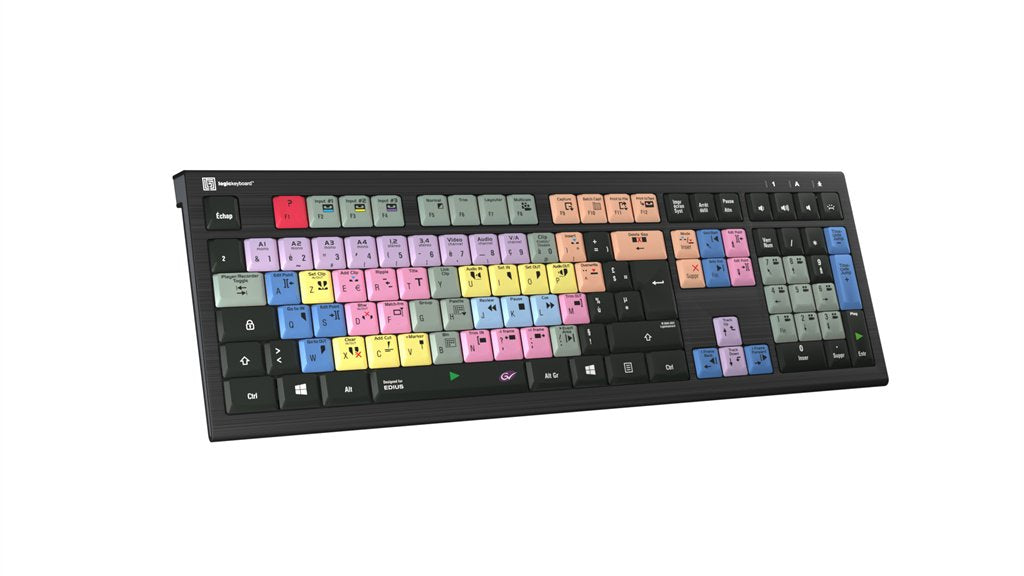 EAN 5707795019150 - Logickeyboard LKB-EDIUS-A2PC-FR teclado Universal USB AZERTY Francés Negro imagen 3