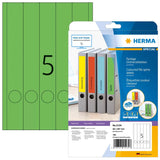 Carpeta Herma Etiquetas A4 Verde 38x297 Mm Papel Opaco 100 Piezas.