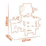 Smoby Black+Decker Mega Banco De Trabajo Centro, Herramienta Infantil Gris/Naranja 7600360726