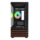 Thermaltake View 170 Ws Argb  (Negro/Holz, Tempered Glass X 2, Holz-Struktur) Ca-1z4-00m1wn-Ws