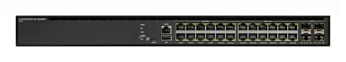 Lancom Gs-4530xp Gestionado L3 2.5g Ethernet (100/1000/2500) Energía Sobre Ethernet (Poe) 1u Negro