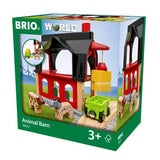 Brio World Tierscheune Mit Heuwaggon, Spielgebäude 63601200