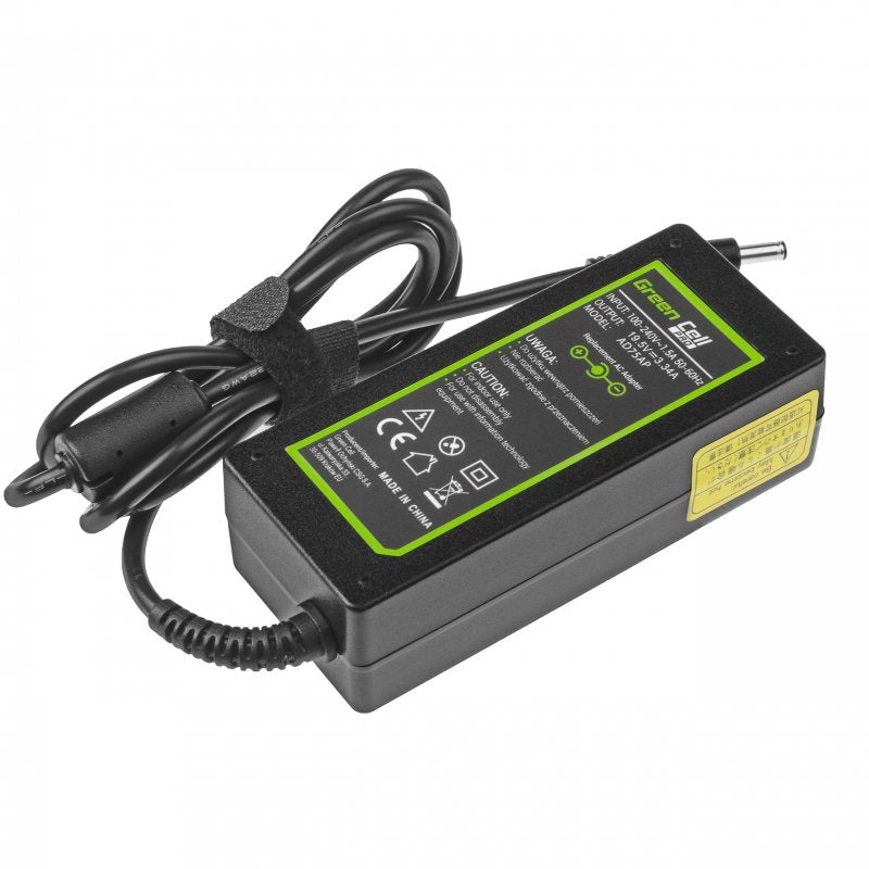 EAN 5903317225737 - Green Cell AD75AP adaptador e inversor de corriente Interior 65 W Negro imagen 2