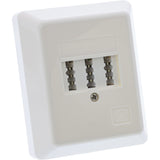 Adaptador Telefónico Inline Montaje En Superficie Tae-N/F/N (Alemán)