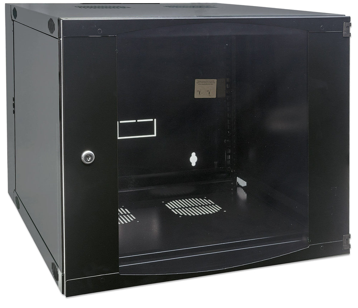 Intellinet Network Cabinet, Wall Mount (Double Section Hinged Swing Out), 9u, Usable Depth 235mm/Width 465mm, Negro, Flatpack, Max 30kg, Swings Out For Access To Back Of Cabinet When Installed On Wall, 19", Parts For Wall Install (Eg