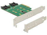 Delock 89518 Tarjeta Pci Express > 3 X Ranura M.2 - Factor De Forma De Perfil Bajo