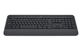 Teclado Ingles Logitech Signature K650 Bluetooth Qwerty Internacional De Ee.Uu. Grafito