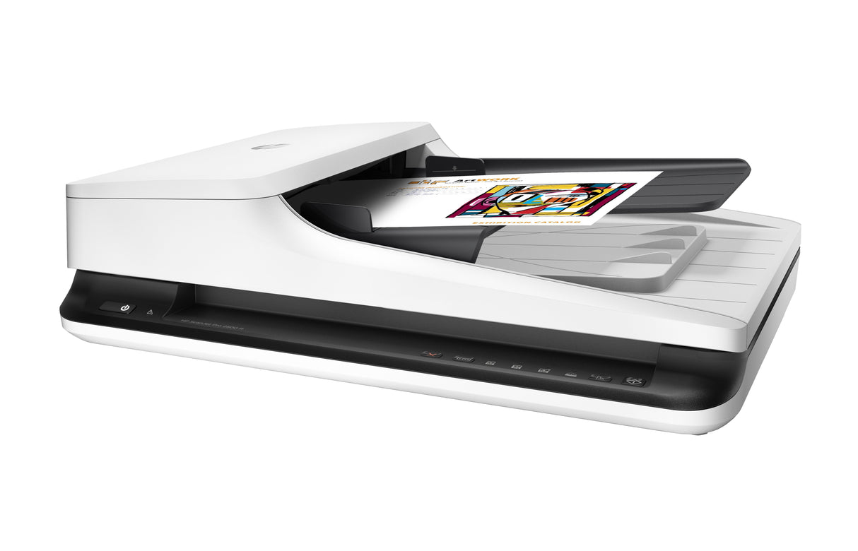 Escáner Documental Hp Scanjet Pro 2500 F1 20ppm/40ipm Duplex 1200ppp Alimentador Automático 50 Hojas Usb 2.0