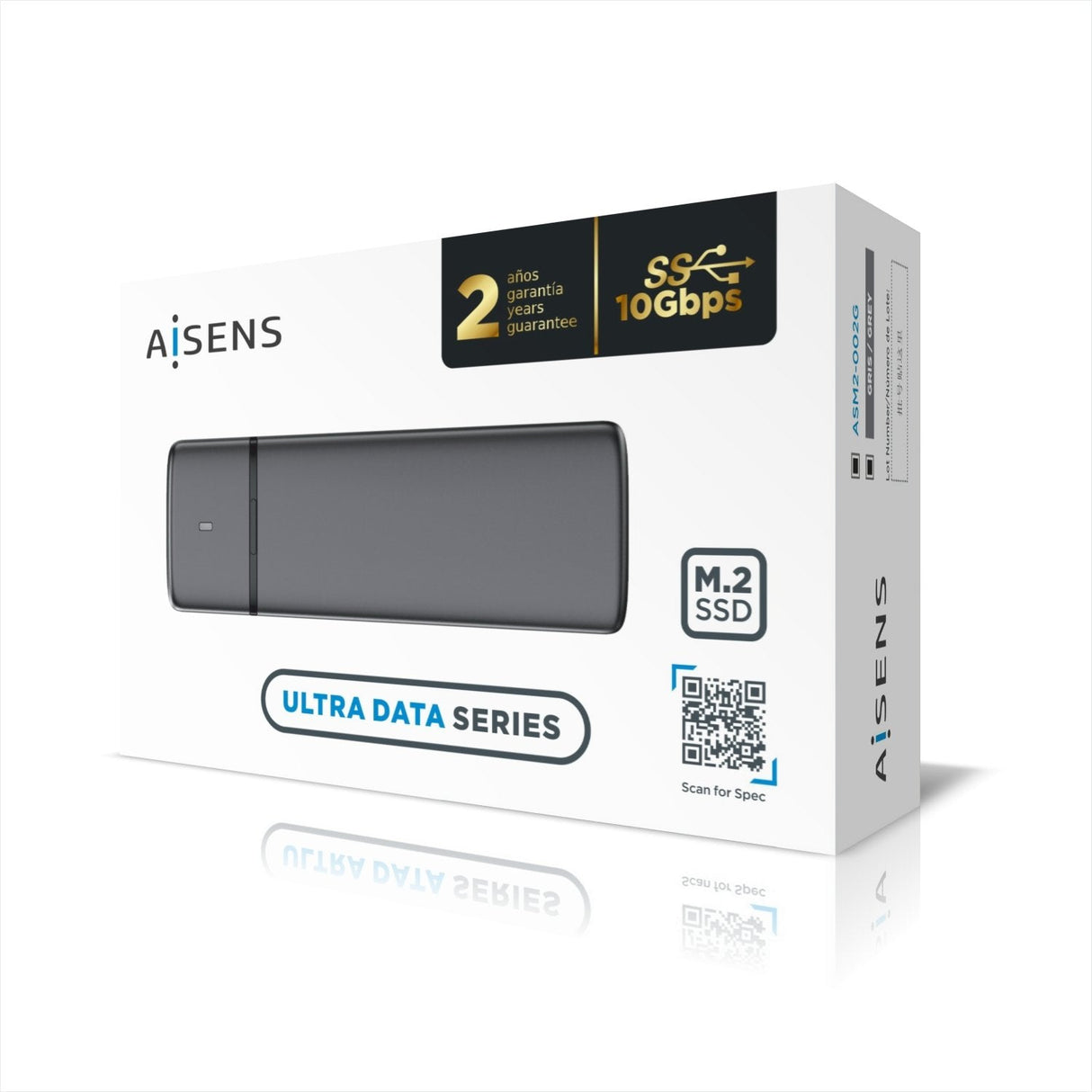 EAN 8436574704440 - AISENS ASM2-002G caja para disco duro externo Caja externa para unidad de estado sólido (SSD) imagen 5