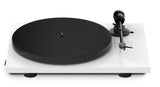 Pro-Ject E1, Plug & Play Einsteiger Plattenspieler , Blanco