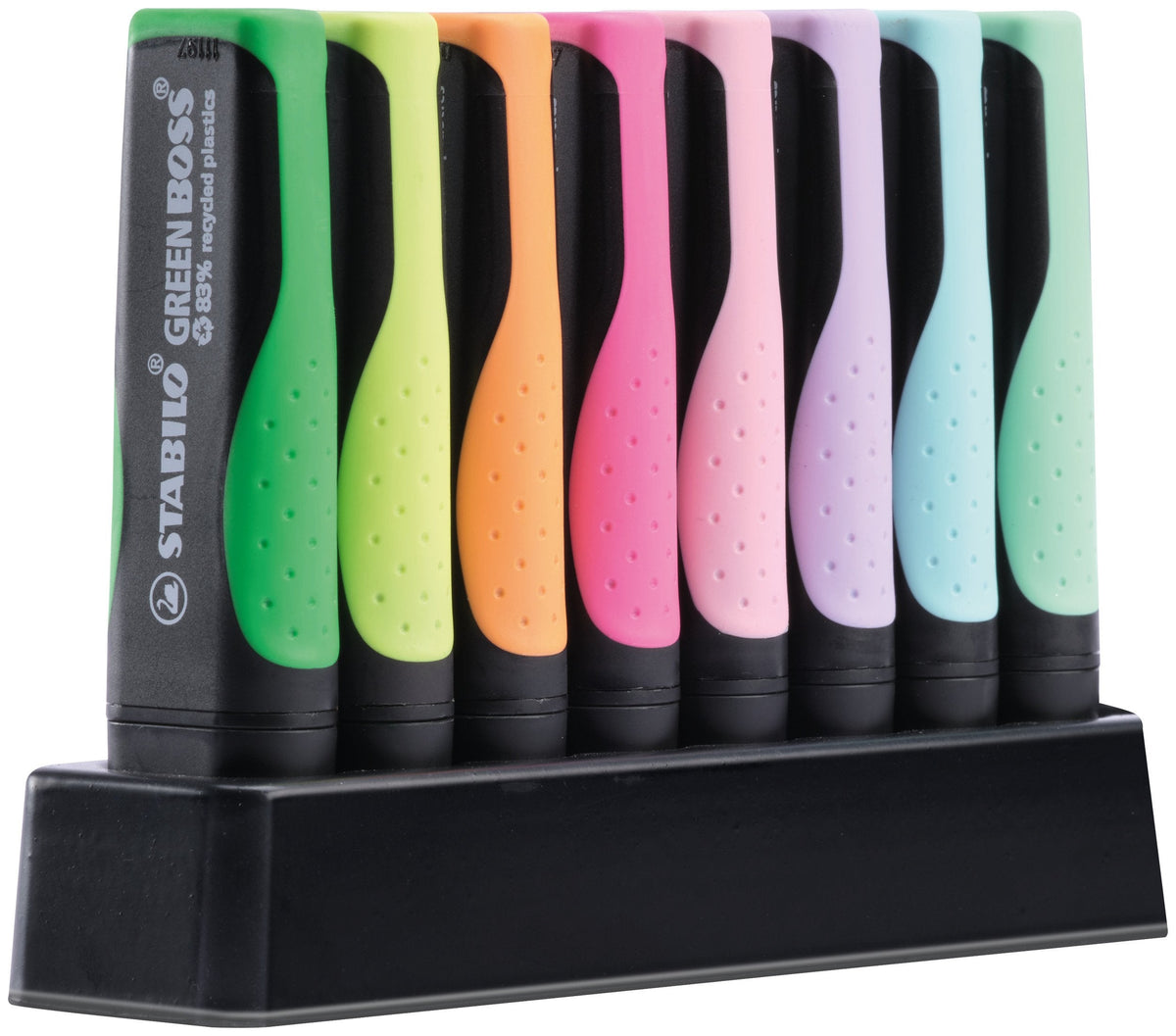 Stabilo Marcador Fluorescente Green Boss Estuche Expositor De 8 C/Surtidos