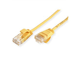 Roline Verde Utp Cable De Red Cat.6a (Class Ea), Lsoh, Slim, Gelb, 5 M