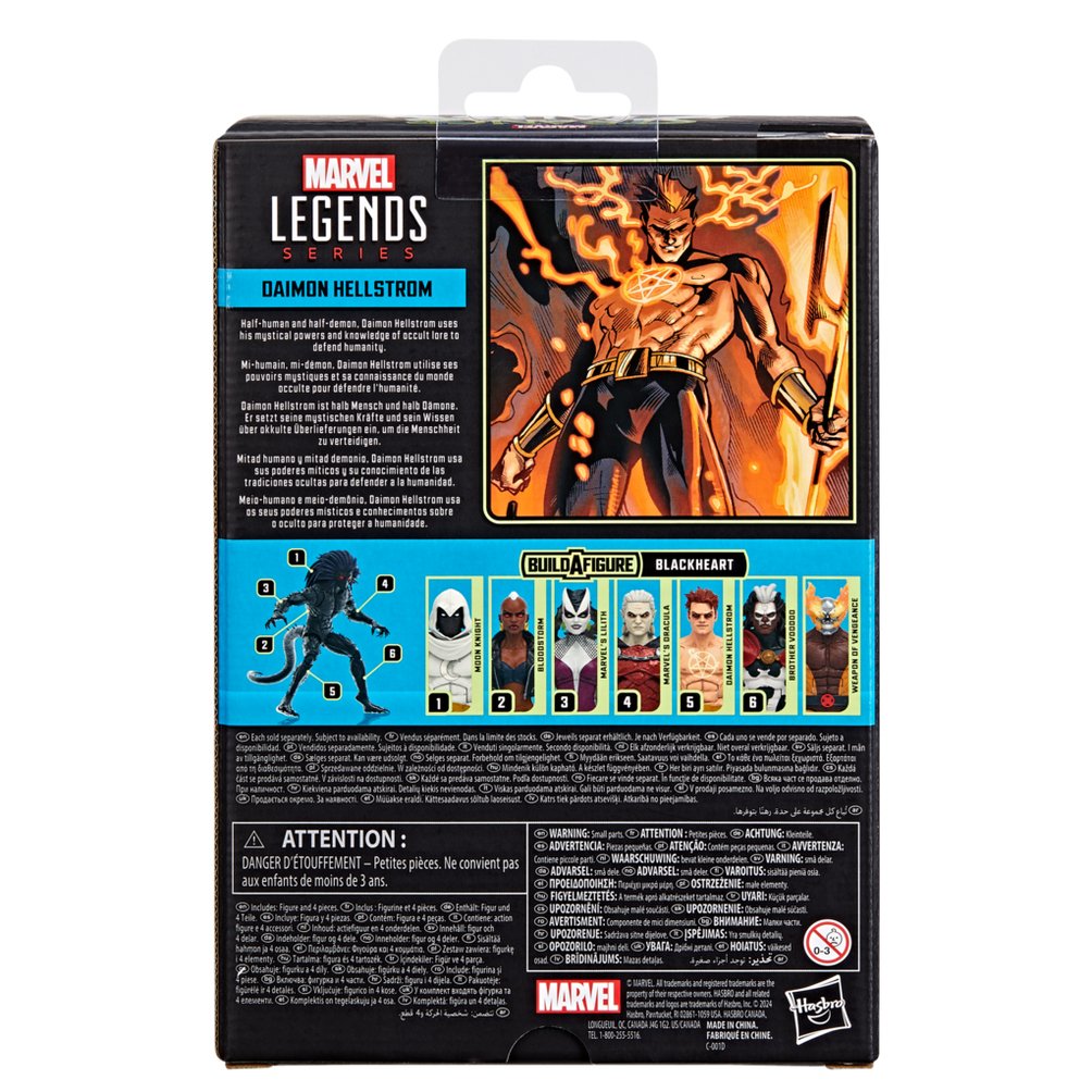 Figura Hasbro Marvel Legends Series Strange Tales Daimon Hellstrom