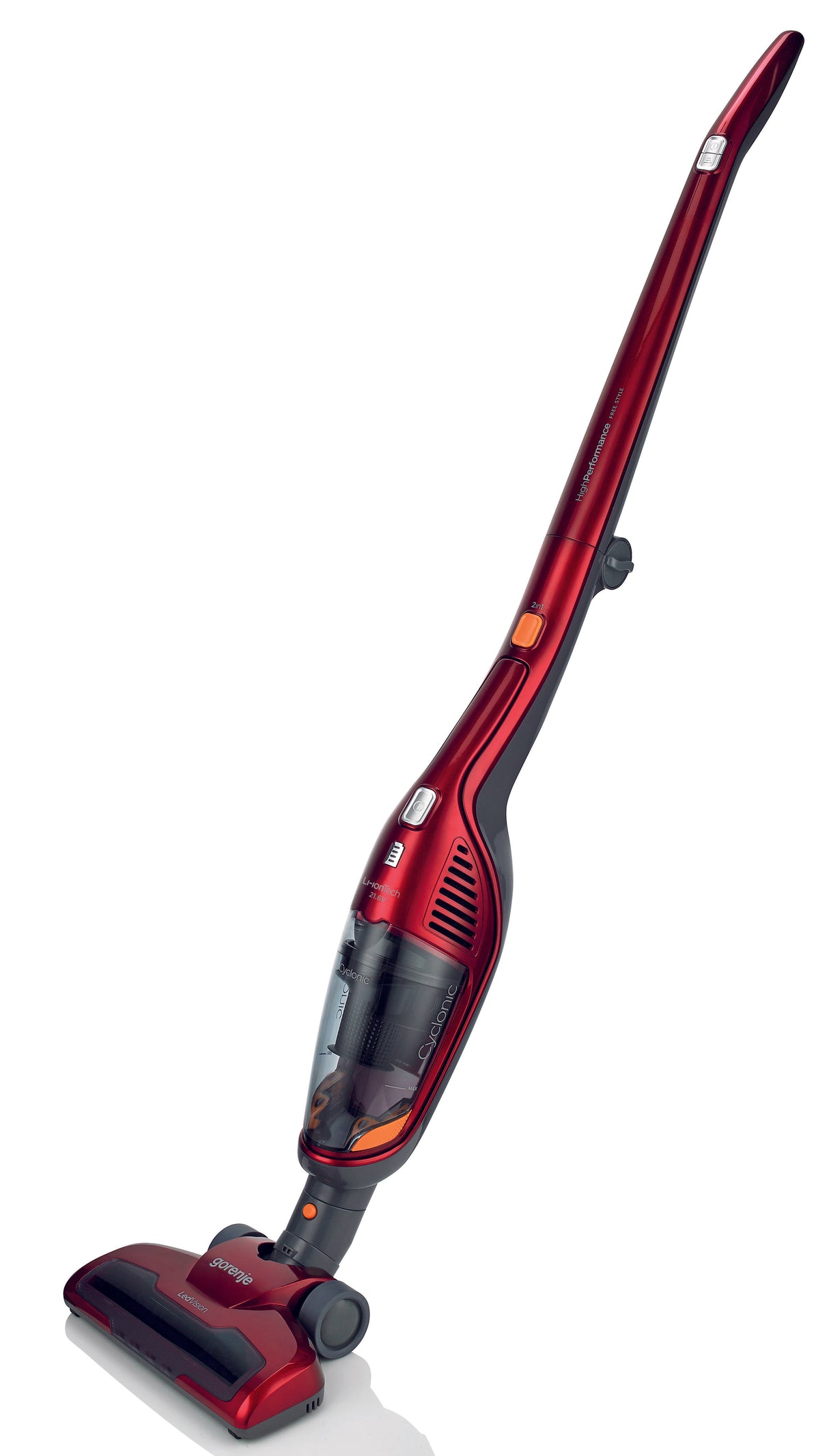 Gorenje Svc216fr Aspiradora De Pie Y Escoba Eléctrica Sin Bolsa Rojo 0,6 L