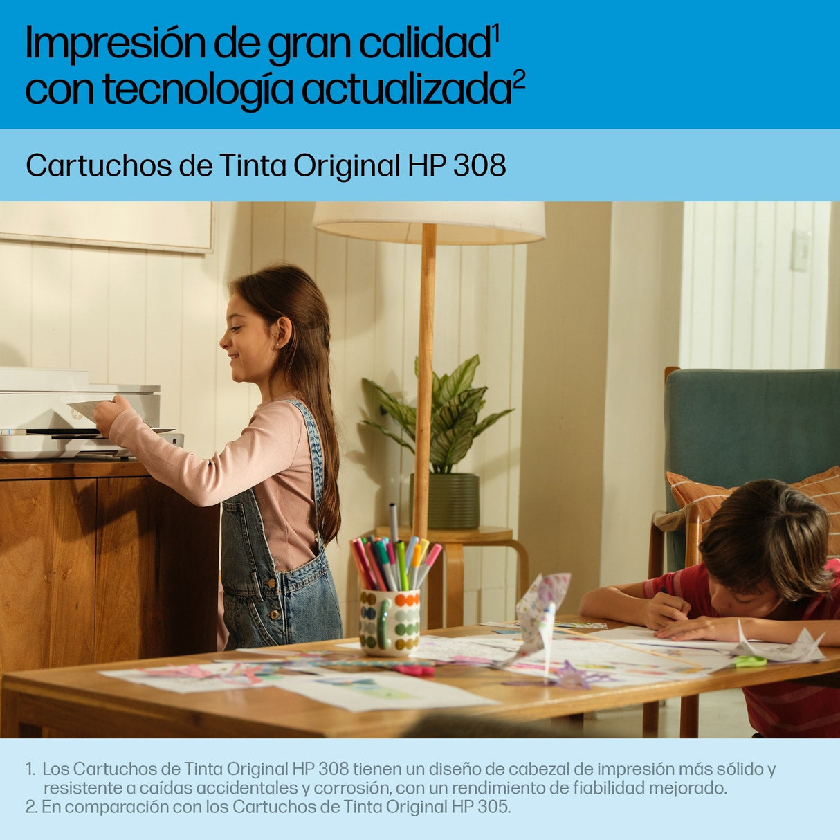 Hp Tinta Original 308 Negra 7fp21ue
