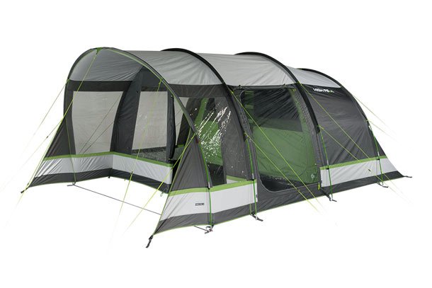 Tienda Túnel Familiar High Peak Garda 5.0 Gris/Verde 11823