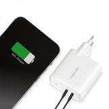 Cargador Logilink 2xusb-C 40 W Blanco