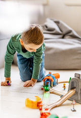 Brio 7312350339727 Pista Para Vehículos De Juguete De Plástico, Madera, Ferrocarril Niño/Niña, 3 Año(S), Vehículo Incluido, Aaa, De Plástico, Madera, Multicolor